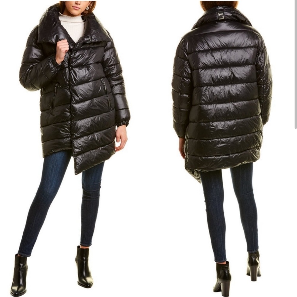 NVLT NWOT Asymmetrical puffer jacket SIZE XS